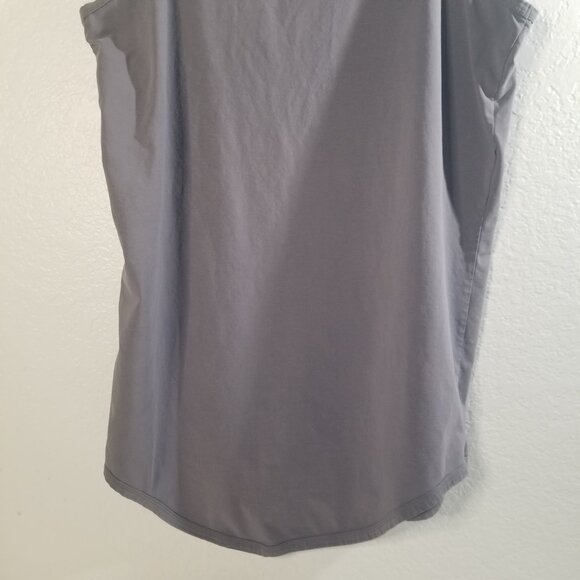 Modus Apparel Mens XL Solid Gray Cotton Blend High Low Sleeveless Tank Top Shirt - Picture 9 of 12